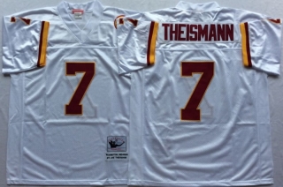 Vintage NFL Washington Redskins White #7 THEISMANN Retro Jersey 99284
