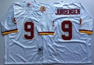 Vintage NFL Washington Redskins White #9 JURGENSEN Retro Jersey 99286