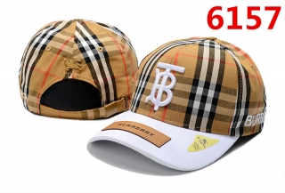 Burberry High Quality Pure Cotton Curved Snapback Hats 99325