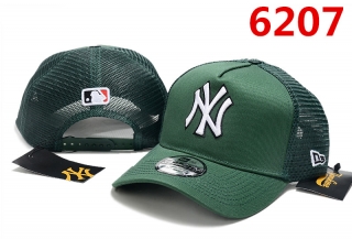 MLB New York Yankees Curved Mesh Snapback Hats 99943
