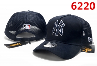 MLB New York Yankees Curved Mesh Snapback Hats 99947