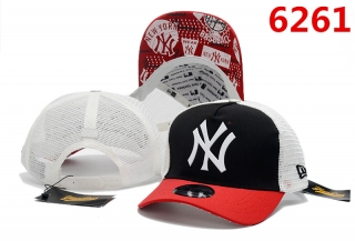 MLB New York Yankees High Quality Pure Cotton Curved Mesh Snapback Hats 100191