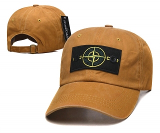 STONE ISLAND Curved Snapback Hats 103136