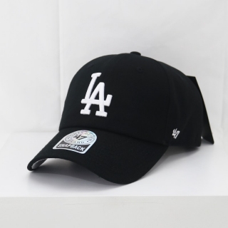 MLB Los Angeles Dodgers 47Brand Curved Snapback Hats 103729