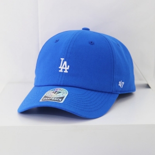MLB Los Angeles Dodgers 47Brand Curved Snapback Hats 103733