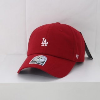 MLB Los Angeles Dodgers 47Brand Curved Snapback Hats 103734