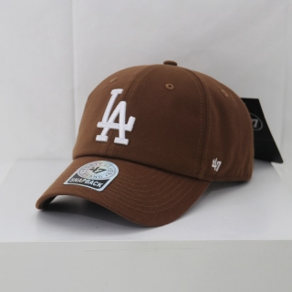 MLB Los Angeles Dodgers 47Brand Curved Snapback Hats 103736