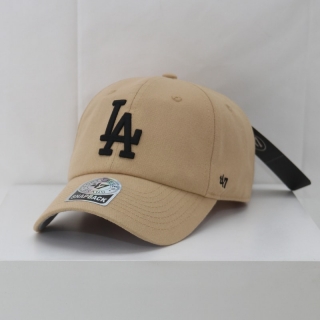 MLB Los Angeles Dodgers 47Brand Curved Snapback Hats 103738