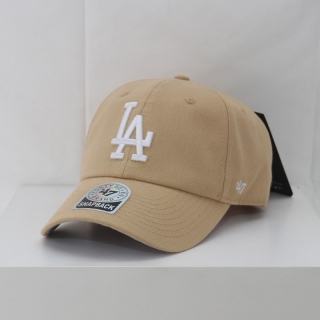 MLB Los Angeles Dodgers 47Brand Curved Snapback Hats 103740