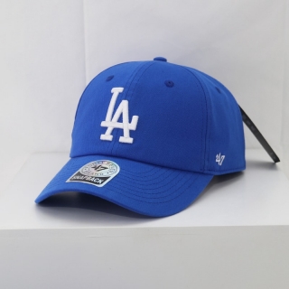 MLB Los Angeles Dodgers 47Brand Curved Snapback Hats 103741