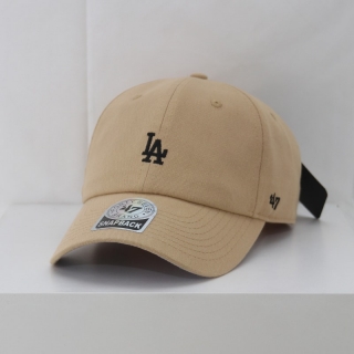 MLB Los Angeles Dodgers 47Brand Curved Snapback Hats 103742