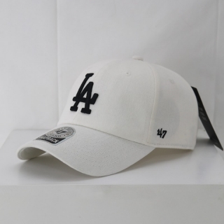 MLB Los Angeles Dodgers 47Brand Curved Snapback Hats 103743
