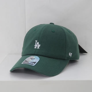MLB Los Angeles Dodgers 47Brand Curved Snapback Hats 103744
