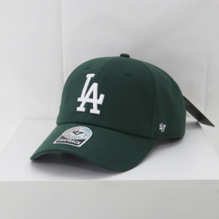 MLB Los Angeles Dodgers 47Brand Curved Snapback Hats 103745