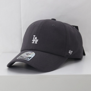 MLB Los Angeles Dodgers 47Brand Curved Snapback Hats 103747