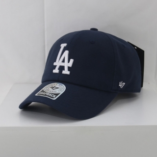 MLB Los Angeles Dodgers 47Brand Curved Snapback Hats 103748