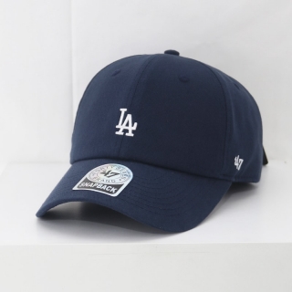 MLB Los Angeles Dodgers 47Brand Curved Snapback Hats 103749