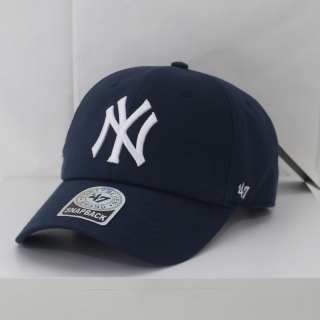 MLB New York Yankees 47Brand Curved Snapback Hats 103765