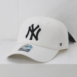 MLB New York Yankees 47Brand Curved Snapback Hats 103768