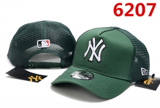 MLB New York Yankees Curved Mesh Snapback Hats 104121