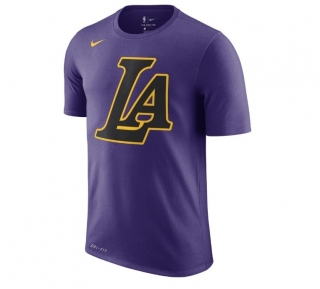 NBA Los Angeles Lakers Nike City Edition Shot Sleeved T-shirt 105348