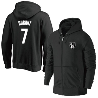 NBA Brooklyn Nets #7 Durant Full-Zip Hoodie 105436