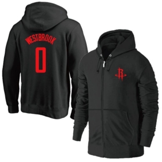 NBA Houston Rockets #0 WestBrook Full-Zip Hoodie 105445
