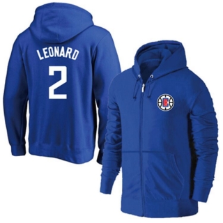 NBA Los Angeles Clippers #2 Leonard Full-Zip Hoodie 105449
