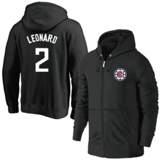 NBA Los Angeles Clippers #2 Leonard Full-Zip Hoodie 105450
