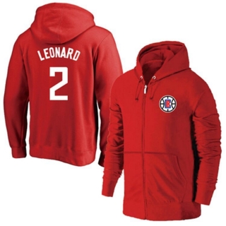 NBA Los Angeles Clippers #2 Leonard Full-Zip Hoodie 105451