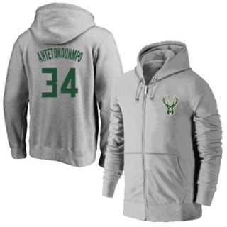 NBA Milwaukee Bucks Antetokounmpo Full-Zip Hoodie 105462