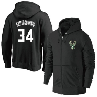 NBA Milwaukee Bucks Antetokounmpo Full-Zip Hoodie 105463