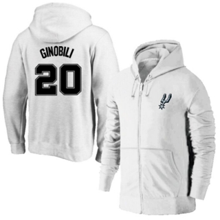 NBA San Antonio Spurs #20 Ginobili Full-Zip Hoodie 105466