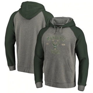 NBA Milwaukee Bucks Raglan Pullover Hoodie 105507
