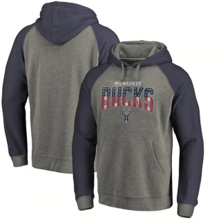 NBA Milwaukee Bucks Raglan Pullover Hoodie 105508