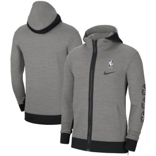 New NBA Denver Nuggets Authentic Showtime Performance Full-Zip Hoodie Jacket 105519