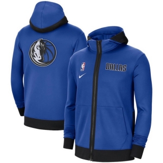 New NBA Dallas Mavericks Authentic Showtime Performance Full-Zip Hoodie Jacket 105517