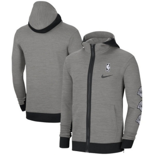 New NBA Los Angeles Lakers Authentic Showtime Performance Full-Zip Hoodie Jacket 105528