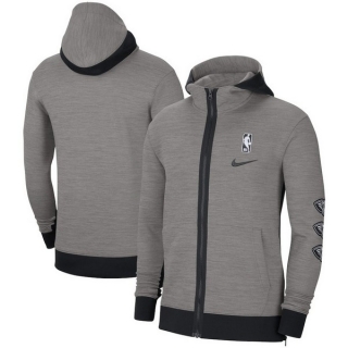 New NBA New Orleans Pelicans Authentic Showtime Performance Full-Zip Hoodie Jacket 105533