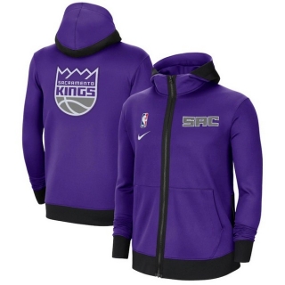 New NBA Sacramento Kings Authentic Showtime Performance Full-Zip Hoodie Jacket 105543