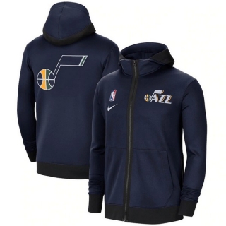 New NBA Utah Jazz Authentic Showtime Performance Full-Zip Hoodie Jacket 105546