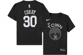 NBA Golden State Warriors #30 Curry Heat-Pressed T-shirt 105606