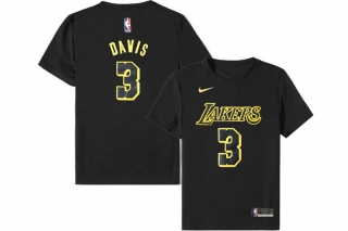 NBA Los Angeles Lakers #3 Davis Heat-Pressed T-shirt 105608
