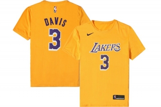 NBA Los Angeles Lakers #3 Davis Heat-Pressed T-shirt 105609