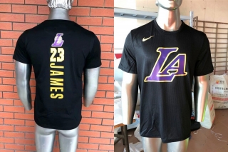 NBA Los Angeles Lakers #23 James Short Sleeved T-shirt 105660