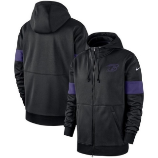 Baltimore Ravens NFL 2019 Full-Zip Pullover Hoodie 105776