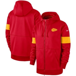Kansas City Chiefs NFL 2019 Full-Zip Pullover Hoodie 105888