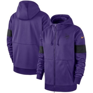 Minnesota Vikings NFL 2019 Full-Zip Pullover Hoodie 105921