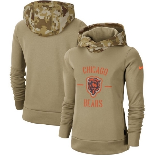 NFL Chicago Bears 2019 Nike Salute to Service Women's Hoodies 106042