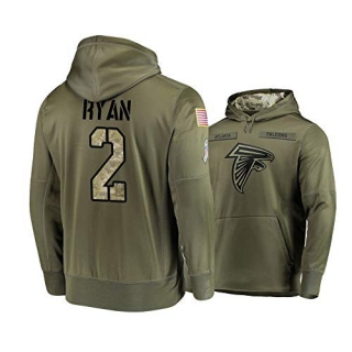 NFL Atlanta Falcons #2 Ryan 2019 Camo Pullover Hoodie 106133